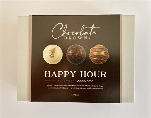 Handmade Chocolates 6 Pack -Happy Hour