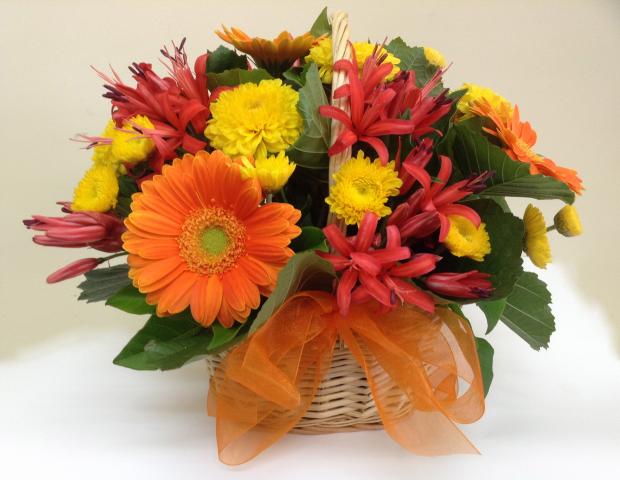 Mini Basket of Flowers