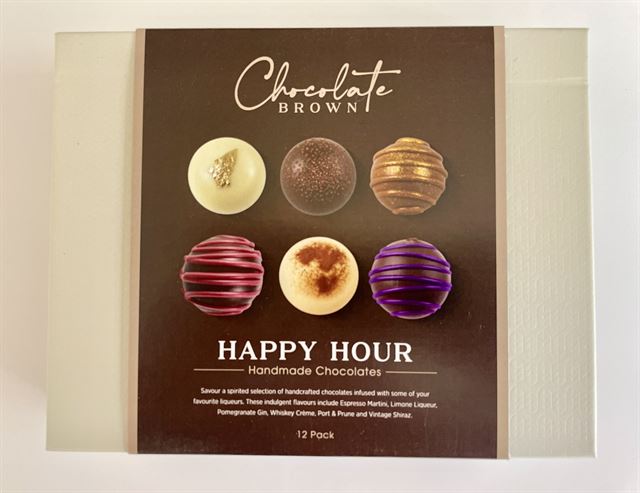 Handmade Chocolates 12 Pack - Happy Hour