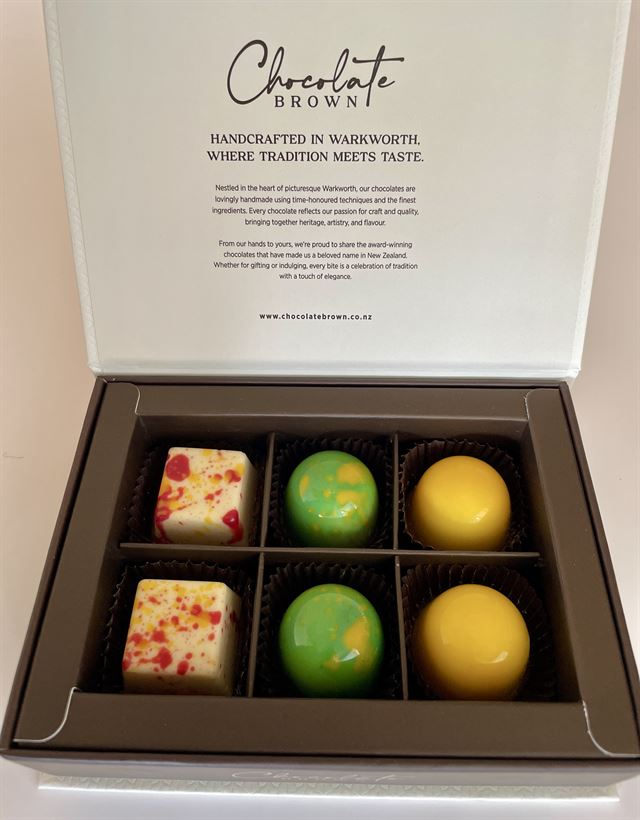 Handmade Chocolates 6 Pack - Tropical Fruits 