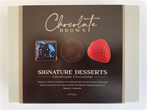 Handmade Chocolates 6 Pack -Signature Desserts