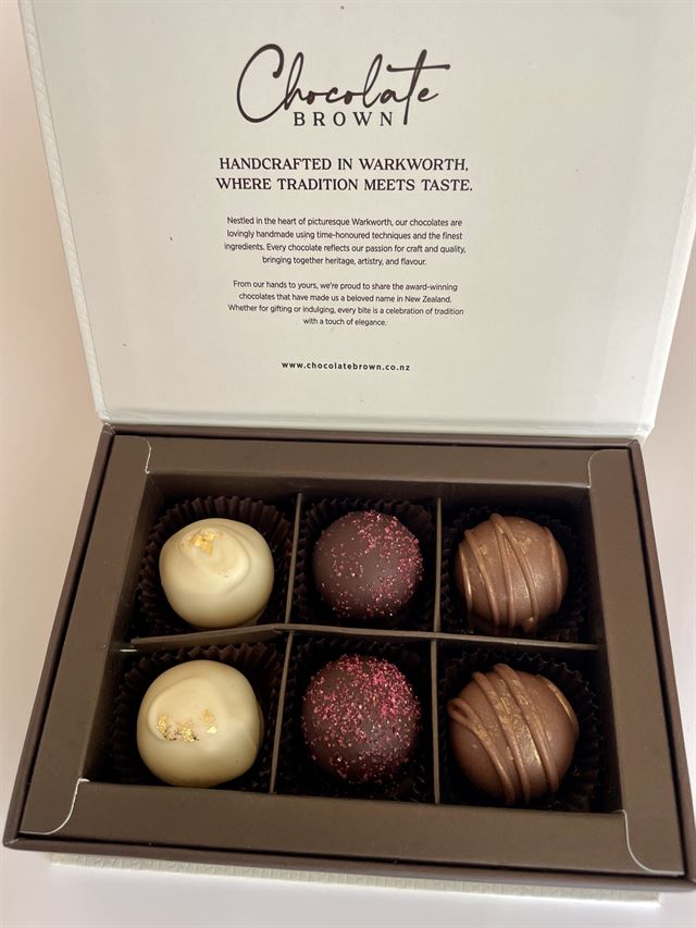 Handmade Chocolates 6 Pack -Happy Hour
