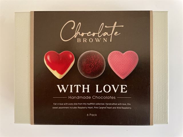 Handmade Chocolates 6 Pack -With Love
