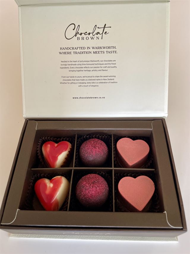 Handmade Chocolates 6 Pack -With Love